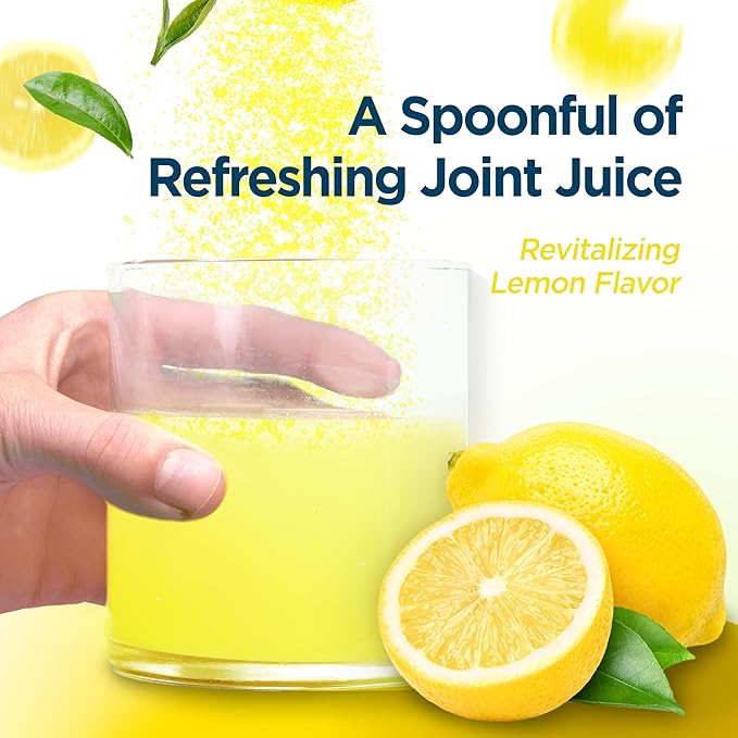 Univera RegeniCARE Canister Glucosamine Chondroitin MSM Univestin Restores Cartilage Supports Joint Comfort + Mobility + Flexibility 30-Day Supply (Lemon Flavor)