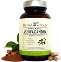 Herbal Roots Ashwagandha Capsules | Extra Strength 1000mg per Serving | Ayurvedic for Overall Health for Men and Women | 60 Vegan Capsules