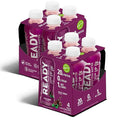 Ready® Clear Protein Water - 20g Whey Protein Isolate Zero Sugar Low-Calorie Sports Drink for Hydration &amp Recovery - Electrolytes Essential Amino Acids - 8CT Total - 4CT Black Cherry x2 16.9 f