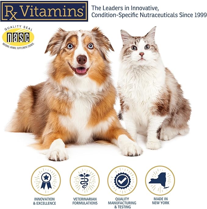 Rx Vitamins Canine Minerals - Essential Minerals for Dogs - Calcium Magnesium Iron Supplement Bone and Joint Supplement for K9 Immune Support - 16oz