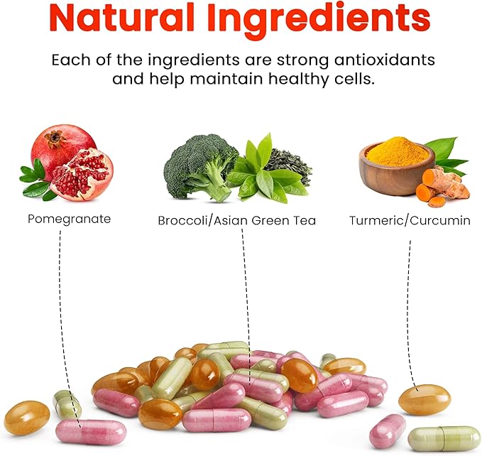 Orignal Super POMI 10X Prostate Health Supplements for Men - Herbal Formula with Pomegranate Turmeric and Green Tea - Supports Prostate Function and Promotes Urinary Comfort - 240 Count