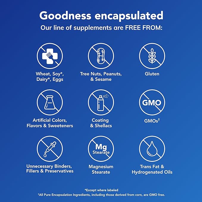 Pure Encapsulations Best-Rest Formula - Supports Restful Sleep - for Relaxation - Restful Sleep Supplement - Non-GMO &amp Vegan - 60 Capsules