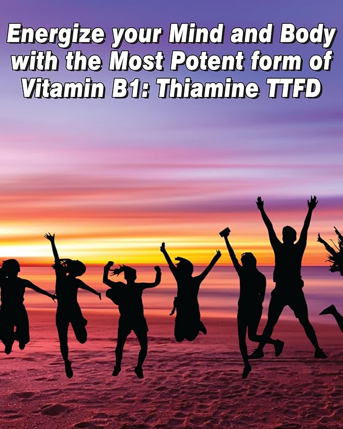 Vitamine B1 Thiamine TTFD Thiamine Tetrahydrofurfuryl Disulfide 50mg-250CapsulesVeganNon GMONo Artificial fillers or Stearate additives.