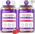 Magnesium Glycinate Gummies 420mg for Men &amp Women - Melatonin Free Magnesium Supplement with Malate Ashwagandha L-Theanine D3 &amp B6 for Brain Calm Musclě Health &amp Sleep Support 120Cts
