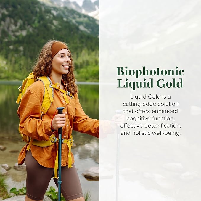 Global Healing Center - Biophotonic Liquid Gold Supplement Spray - 1 Fl Oz