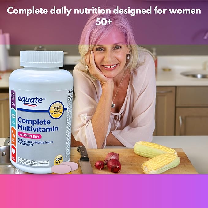 Multivitamin Multimineral Women 50 Plus- Tablets 200ct (Pack of 1)