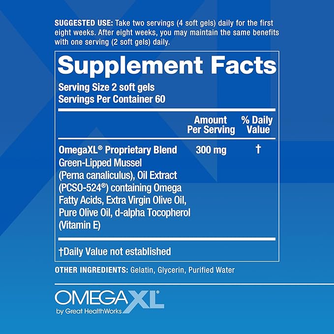 OmegaXL Powerful Joint and Muscle Support Supplement 60 Count (2 Pack) &amp Probiotic XL - PreforPro DE111 Shelf Stable - Promote Healthy Gut Flora Growth (30 Veggie caps)