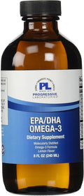 Progressive Labs EPA DHA Omega 3 Supplement 8 Fluid Ounce