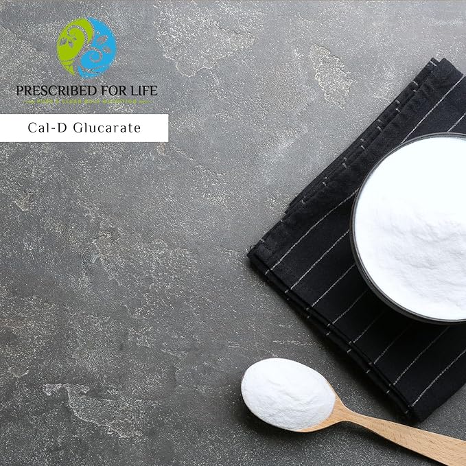 Prescribed for Life Calcium D Glucarate Powder Pure CDG Fine Powder USP Grade Vegan Gluten Free Non GMO (2kg)