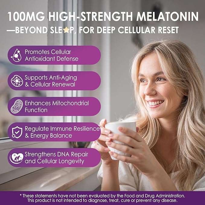 NEVISS Melatonin 50 mg Fast Dissolve Tablets + Ultra High Dose Melatonin 100mg