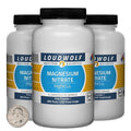 Magnesium Nitrate / 1.1 Pounds / 3 Bottles / 99% Pure USP Food Grade/Fine Powder
