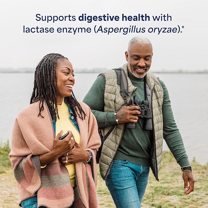 Puritan's Pride Lactase Enzyme Milk and Dairy Digestant Dietary Supplement Support for Digestion and Cellular Energy Support 40 Day Supply 120 Softgels