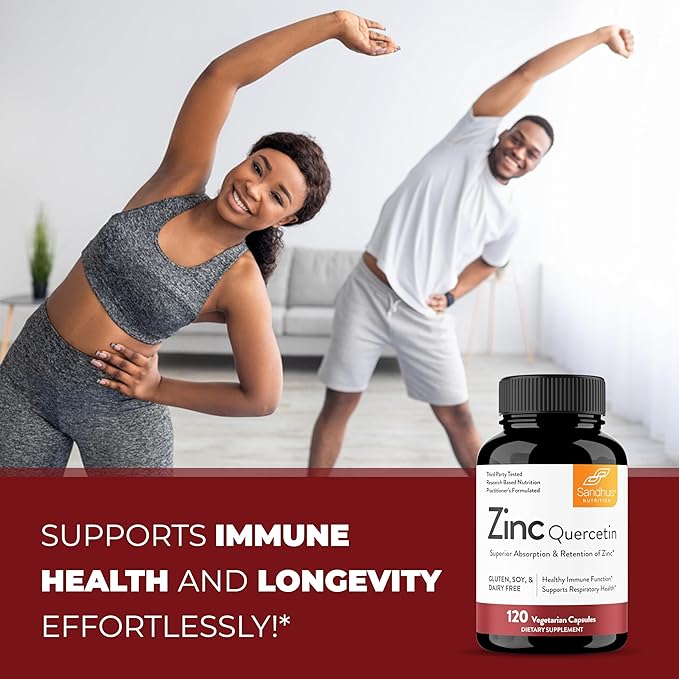 Sandhu's Vitamin D3 K2 Bundle with Zinc Quercetin Capsules | Supports Immune Energy Skin Teeth &amp Muscle Health
