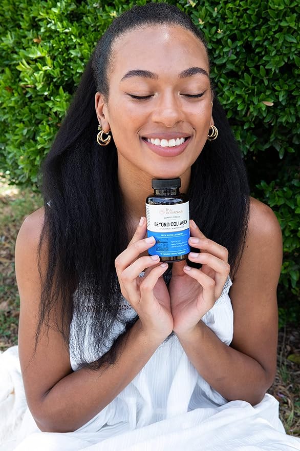 Live Conscious Beyond Collagen Multi Collagen Capsules - Types I II III V &amp X - Hydrolyzed Blend with Biotin &amp Vitamin C for Hair Skin Nails 90 Capsules