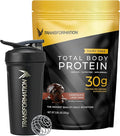Transformation Chocolate Protein Powder &amp Performance Insulated Shaker Bottle | 30G Multi-Protein Superblend | Collagen Peptides Egg White &amp Plant Blend | MCT Oil | BCAA Amino Acids