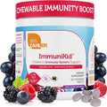 Zahler Kids Immune Support Supplement with Elderberry Zinc and Vitamin C D3 A - Grape Flavored Chewable Tablets - Kosher Children's Immune Support for Kids Ages 4 and Up 60 Count