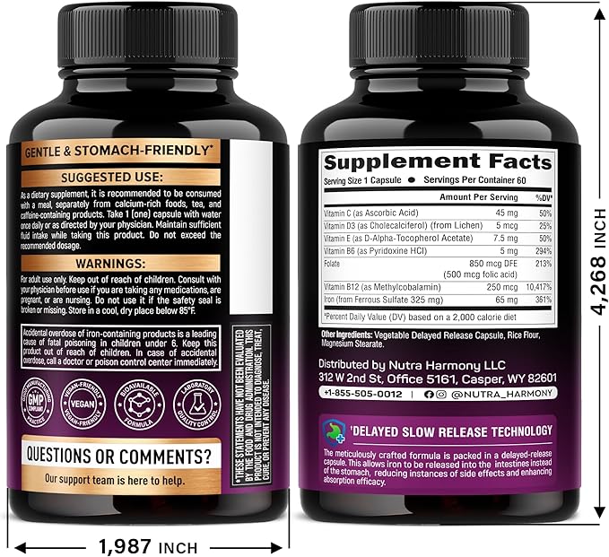Iron &amp Magnesium Glycinate with Glycine Capsules
