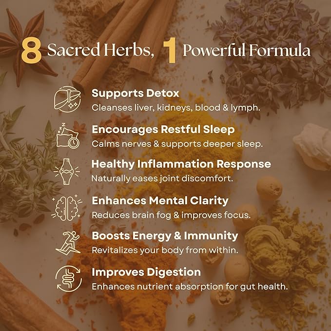 Organic Turmeric Frankincense and Myrrh – Herbal Supplement Blend for Energy Detox Focus Immunity &amp Stress – Non-GMO Vegan Tonic with Milk Thistle – Wisdom Bible Based Blend – 2oz Liquid Drops