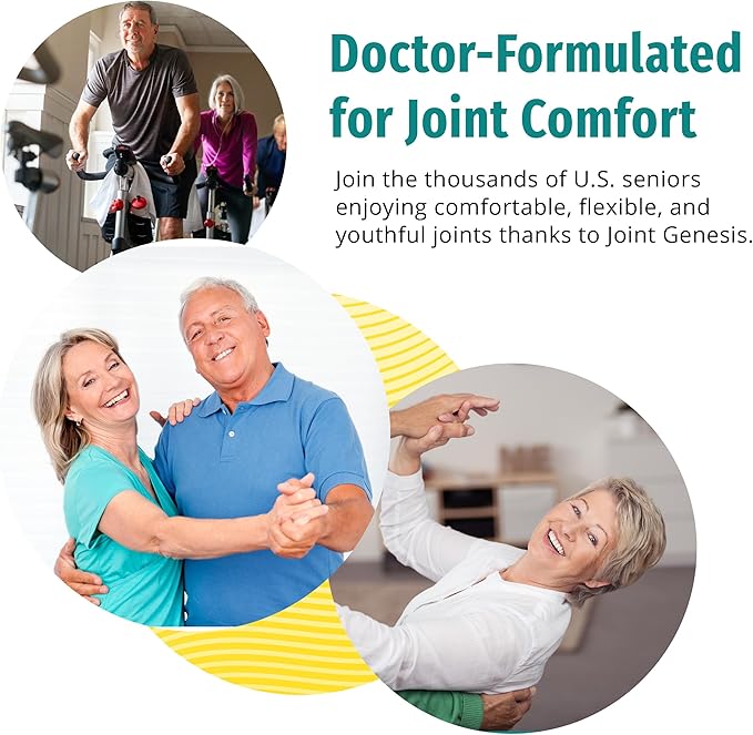 Joint Genesis - Joint Support Supplement - with Mobilee and Boswellia Serrata - for Comfortable Flexible Joints - 30-Day Supply