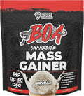 BOA Snakebite Mass Gainer Powder – 64g Protein 126g Carbs &amp 5g Creatine Per Serving – High Calorie Weight Gainer for Muscle Growth &amp Recovery – Chocolate Vanilla Cookie Butter (Vanilla)