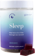 Glotrition Beauty Sleep Gummy | Deeper Higher Quality Sleep | Rejuvenate &amp Moisturize Skin at Night | Non-Habit Forming with Natural Ingredients | 60 Gummies
