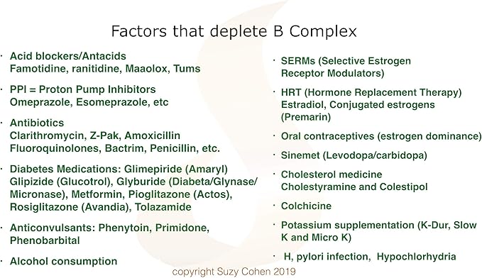 Script Essentials Suzy Cohen Mito B Complex Dietary Supplement 5-MTHF Adeno B12 Methylation Support Supports Healthy Nervous System Boost Energy Vitamin B 60 Servings