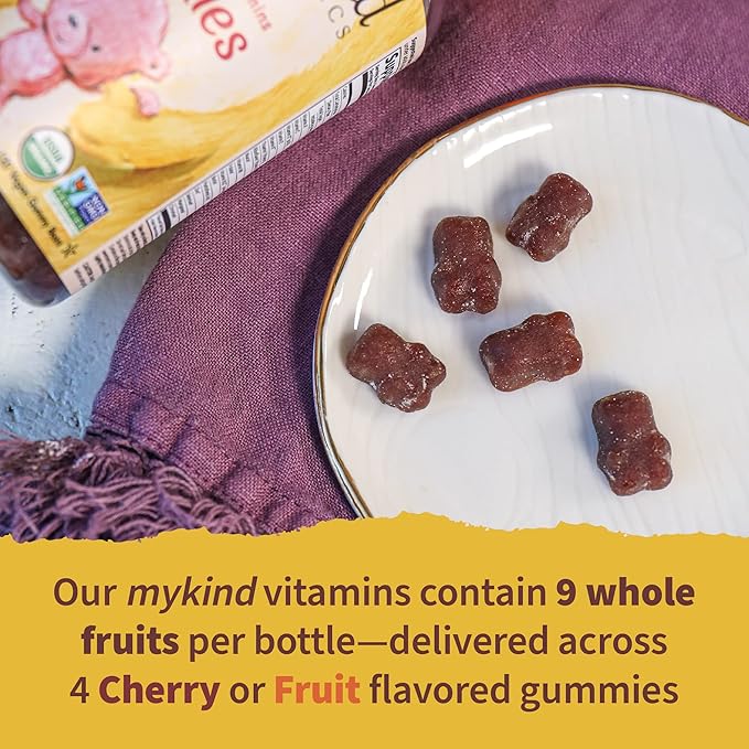 Garden of Life Organics Men's Gummy Vitamins Multi Berry 120 Count &amp Organics Kids Gummy Vitamins - Fruit - Certified Organic