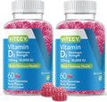 VITEEY Vitamin D3 Gummies for Adults &amp Teens - 10000 IU 250mcg Maximum Strength - Joint &amp Muscle Health Immune Boost - Chewable Vitamin D Gummies - Vegetarian Gelatin Free - Tasty Berry F