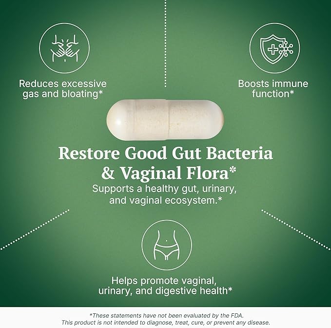 Women Probiotics w/ Prebiotics &amp Cranberry - Probiotics for Vaginigal Health 6 Billion CFU 4-Strain (Including Bifidobacterium Longum &amp Lactis) Prebiotic Probiotic for Vaginal Health