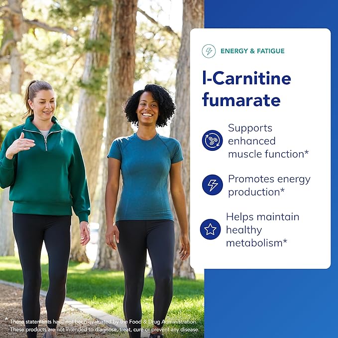 Pure Encapsulations L-Carnitine Fumarate | Hypoallergenic Supplement Support for Enhanced Muscle | 120 Capsules