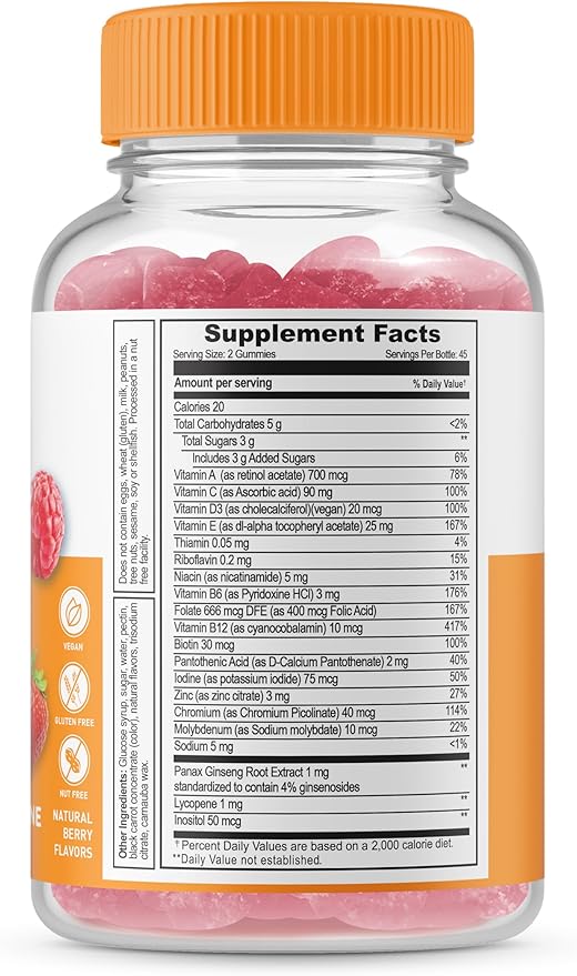 Lifeable Magnesium + Vitamin D 5000 IU Gummies Bundle - Great Tasting Vitamin Supplement Gluten Free GMO Free Chewable Gummy