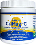 Instant Cal Mag C – Fast-Acting Absorbable Calcium Magnesium and Vitamin C – Replenishes Calcium &amp Magnesium Enhances Body Function &amp Helps Prevent Depletions – Improved Sleep