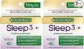 Nature's Bounty Sleep + Stress Support Sleep3 Maximum Strength 100% Drug Free Sleep Aid Dietary Supplement with Ashwagandha Time Release Technology 10mg 28 Tri-Layered Tablets (Pack of 2)