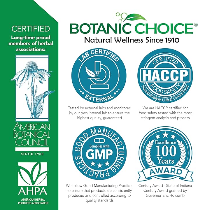 Botanic Choice Since 1910 - Mega Fruits &amp Veggies Blend - 42 Fruits and Vegetables - 2 Caps Daily - 60 Count Supplement - 2 Pack