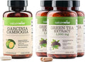 NatureWise [1] Garcinia Cambogia - 60% HCA - Vegan Non-GMO - 90 Capsules[1-3 Month Supply] + (Pack of 3) Green Tea Extract 1000 mg - Vegan Non-GMO - 60 Capsules[30-Day Supply]