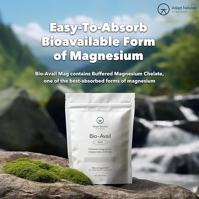 Adapt Naturals Daily Wellness Bundle – Bio-Avail Multivitamin &amp Magnesium Glycinate Supplement for Men &amp Women – 30-Day Supply