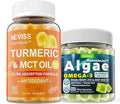Sugar Free Turmeric Curcumin 1000mg Supplement Gummies with Vegan Omega 3 Filled Gummies 1000mg