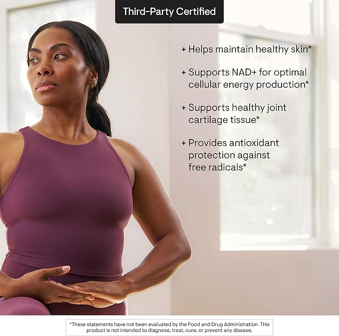 THORNE - Niacinamide - Non-Flushing Form of Vitamin B3 - Supports Skin Health &amp Provides Cellular Protection* - Niacin Supplement - Third-Party Certified - Gluten Dairy &amp Soy-Free - 180 Capsu