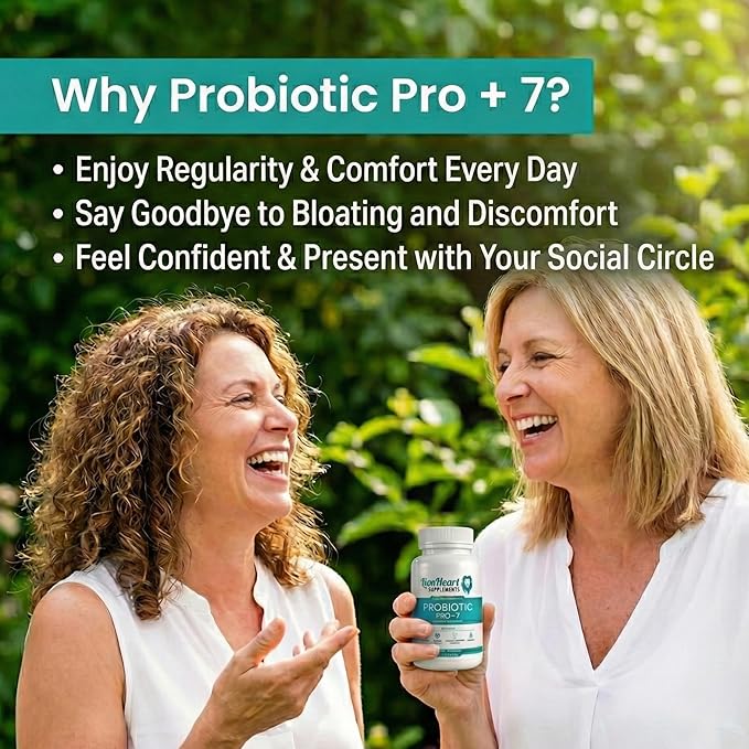 Probiotics for Constipation Relief &amp Gut Health – Naturally Supports Daily Bowel Movement Supplement – Bloat Free - 60 Capsules - for Men and Women