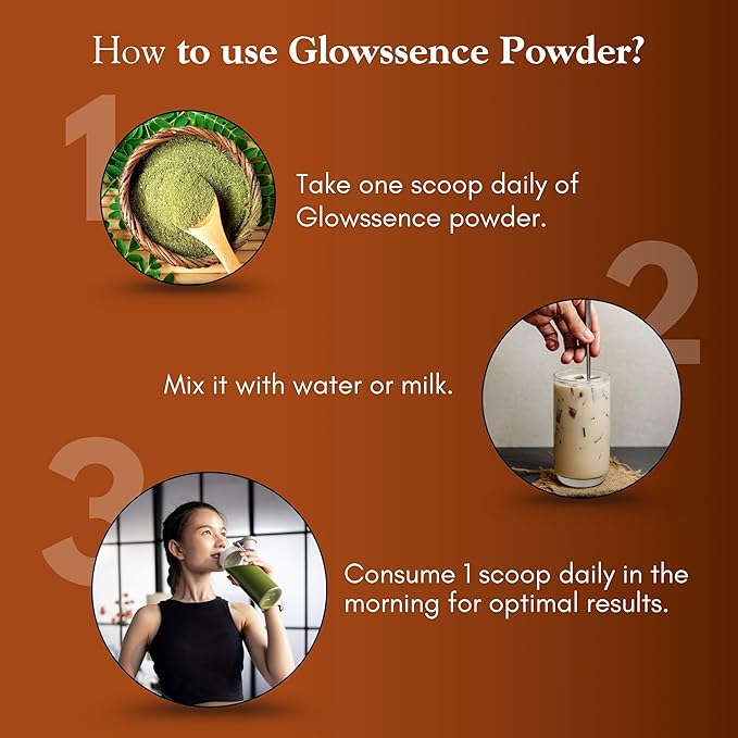 Glowssence - 150 g (5.3oz) | USDA Organic Certified | Ayurvedic Herbal Blend of Manjishta Amla Aloe vera Turmeric Neem | Promotes Clear and Healthy Skin*