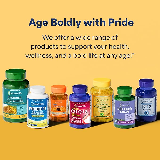 Puritan's Pride Next Gen Ubiquinol Coenzyme CoQ10 100mg Dietary Supplement for Heart Health Blood Pressure Oral Gum Health Aging and Cellular Energy Support 120 Servings Rapid Release Softgels
