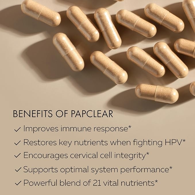 HPD Rx PAPCLEAR Physician Formulated | All Natural Immune Support Supplement | Advanced Powerful Immunity Booster | 90 Capsules | Pack of 6