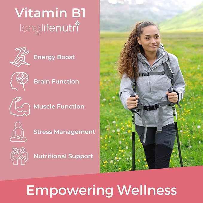 Benfotiamine 300 mg 180 Veg Caps  + Liquid Vitamin B1 Drops (4 fl oz) Bundle  - Dual Action Thiamine for Energy &amp Nerve Health - 6 Month Supply Fast Absorption Vegan Lab - Made is USA Tested
