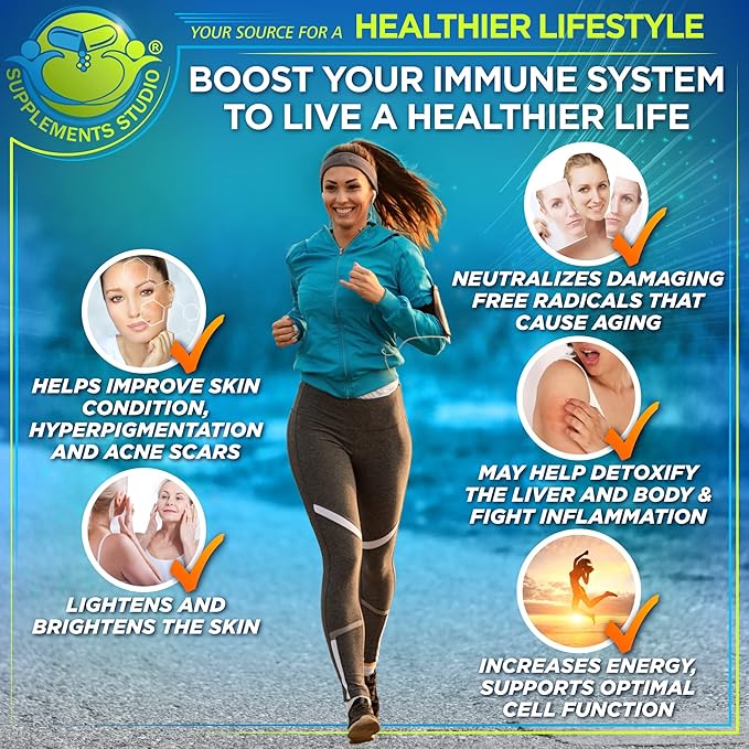 Liposomal Glutathione 500mg &amp Quercetin with Bromelain Zinc and Vitamin C – Antioxidant &amp Immune Support Bundle with Organic Whole Food Blends – Vegan Non-GMO Respiratory Health Formula