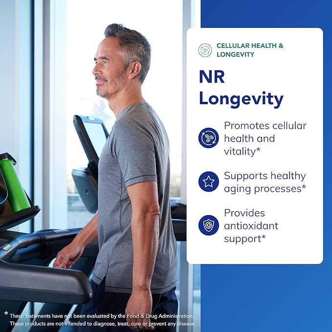 Pure Encapsulations NR Longevity NAD Supplement – Supports Healthy Aging NAD+ Replenishment Mitochondrial Function with NIAGEN – Gluten Free Non-GMO Hypoallergenic – 60 Capsules