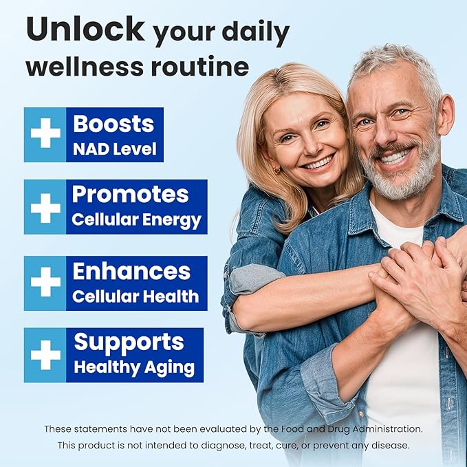 Upgraded NAD Supplement Liposomal Nicotinamide Riboside(NR 500mg) with CoQ10 PQQ and Resveratrol for Women and Men Supports Cellular Energy Vitality &amp Healthy Aging - 120 Capsules