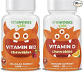 Kids Vitamin B12 Chewables + Vitamin D3 1000 IU Chewables Bundle