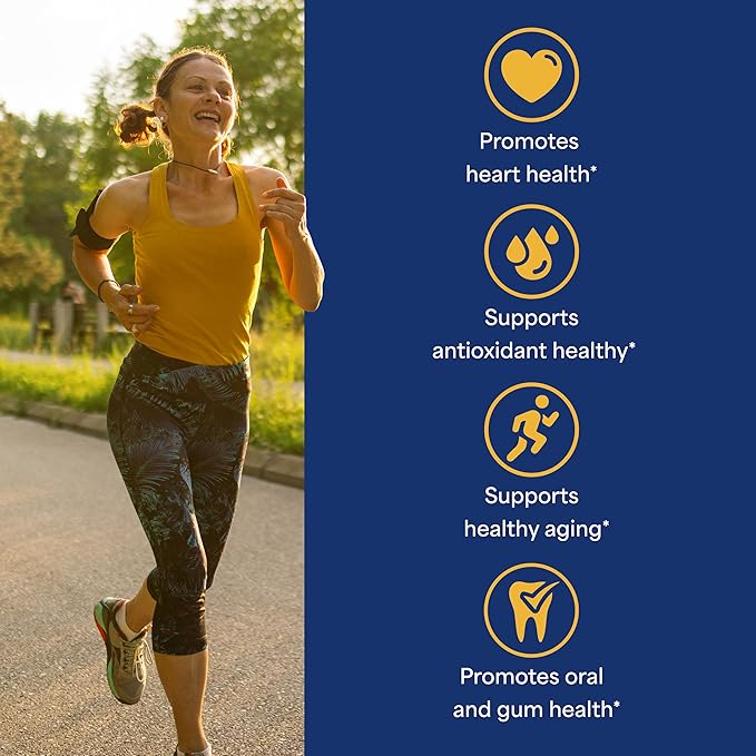 Puritan's Pride Coenzyme CoQ10 100mg Dietary Supplement for Heart Health Blood Pressure Oral Gum Health and Healthy Aging Support 60 Day Supply 240 Rapid Release Softgels