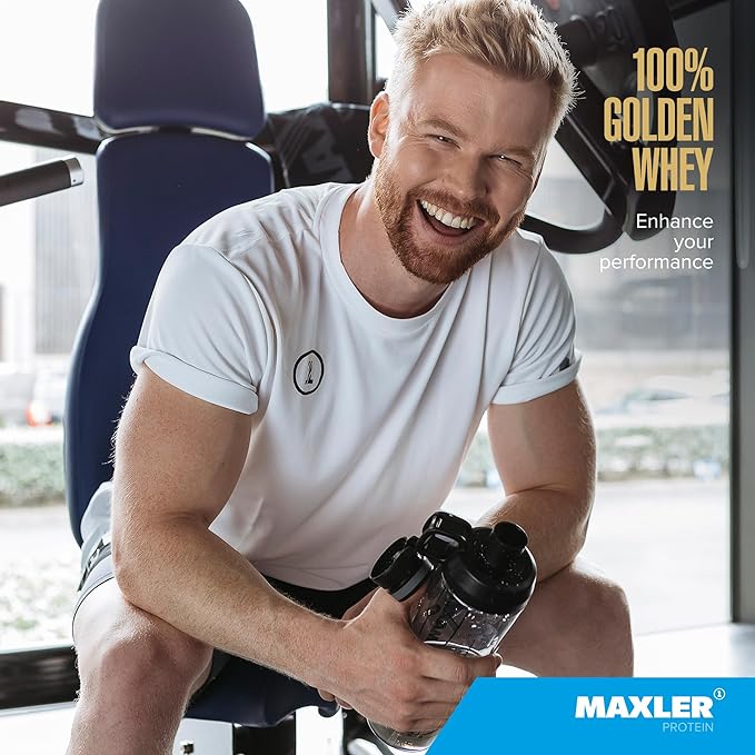 Maxler 100% Golden Whey Cinnamon Bun and Raspberry Cheesecake Bundle