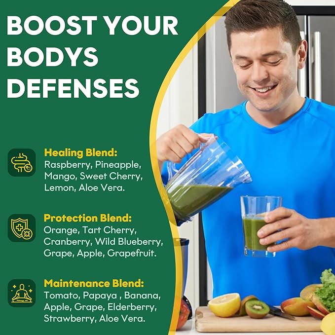 Fruits and Veggies Supplement (30 Day Supply) Powerfull Blend of 39 Whole Fruits and Veggies Fills Nutritional Gaps Get Energy Well-being. USA Made Non-GMO/Vegan/Gluten Free. Packaging May Vary